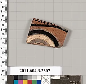 Terracotta fragment of a kylix: eye-cup (drinking cup) by Unknown Artist