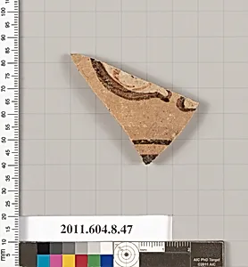 Terracotta fragment of a kylix: eye cup (drinking cup) by Unknown Artist