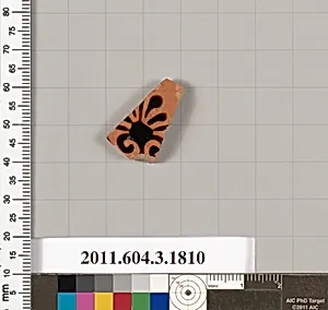 Terracotta fragment of a kylix: Lip cup (drinking cup) by Unknown Artist