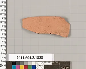 Terracotta fragment of a kylix: Lip cup (drinking cup) by Unknown Artist