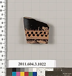Terracotta fragment of a lekanis (covered dish) by Unknown Artist