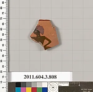 Terracotta fragment of a lekythos (oil flask)