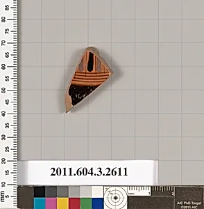 Terracotta fragment of a Little Master cup (drinking cup) ? by Unknown Artist