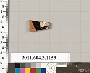 Terracotta fragment of a mastoid (drinking cup with narrow base) or a kyathos (cup-shaped ladle) by Unknown Artist