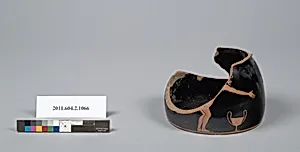 Terracotta fragment of a mug, oinochoe, shape 8  by Unknown Artist
