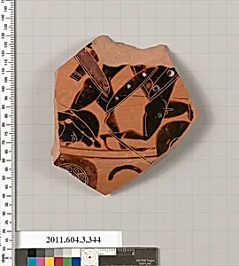 Terracotta fragment of a neck-amphora (jar) by Unknown Artist