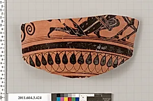 Terracotta fragment of a neck-amphora (jar) by Unknown Artist
