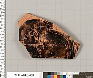 Terracotta fragment of a neck-amphora (jar) by Unknown Artist