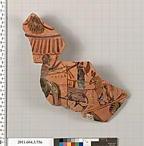 Terracotta fragment of a neck-amphora (jar) by Unknown Artist