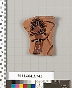 Terracotta fragment of a neck-amphora (jar) by Unknown Artist