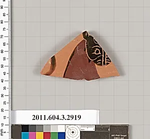 Terracotta fragment of a neck-amphora (jar), Tyrrhenian? by Unknown Artist