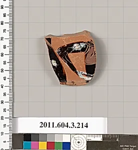 Terracotta fragment of a neck-amphora of Nicosthenic shape (jar) by Unknown Artist