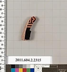 Terracotta fragment of a Nolan neck-amphora (jar)?