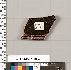 Terracotta fragment of a plate? by Unknown Artist