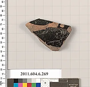 Terracotta fragment of a plate? by Unknown Artist