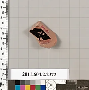 Terracotta fragment of a plate or a pyxis (box) by Unknown Artist
