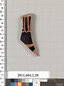Terracotta fragment of a psykter (vase for cooling wine)