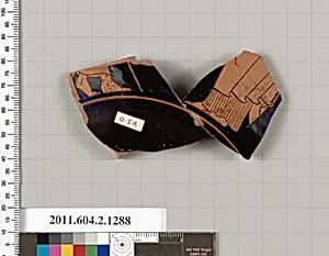 Terracotta fragment of a skyphos (deep drinking cup)