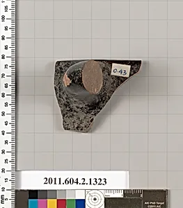 Terracotta fragment of a skyphos (deep drinking cup) by Unknown Artist