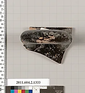 Terracotta fragment of a skyphos (deep drinking cup) by Unknown Artist
