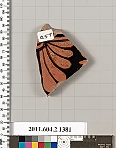 Terracotta fragment of a skyphos (deep drinking cup)