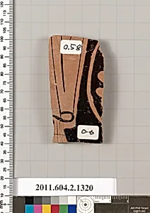 Terracotta fragment of a skyphos (deep drinking cup)