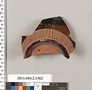 Terracotta fragment of a skyphos (deep drinking cup)
