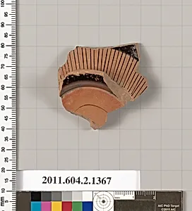 Terracotta fragment of a skyphos (deep drinking cup) by Unknown Artist