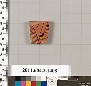 Terracotta fragment of a skyphos (deep drinking cup)