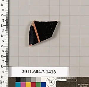 Terracotta fragment of a skyphos (deep drinking cup) by Unknown Artist