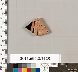 Terracotta fragment of a skyphos (deep drinking cup)