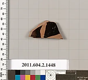 Terracotta fragment of a skyphos (deep drinking cup) by Unknown Artist