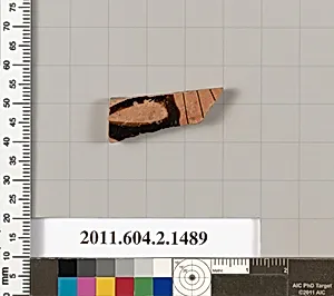 Terracotta fragment of a skyphos (deep drinking cup) by Unknown Artist