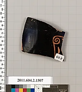 Terracotta fragment of a skyphos (deep drinking cup) by Unknown Artist