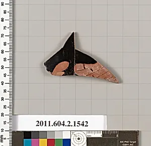 Terracotta fragment of a skyphos (deep drinking cup)