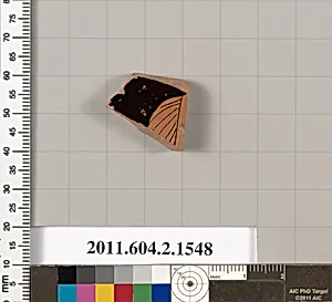 Terracotta fragment of a skyphos (deep drinking cup)