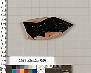Terracotta fragment of a skyphos (deep drinking cup)