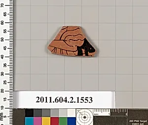 Terracotta fragment of a skyphos (deep drinking cup) by Unknown Artist