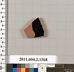 Terracotta fragment of a skyphos (deep drinking cup) by Unknown Artist
