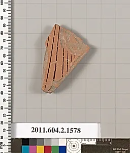Terracotta fragment of a skyphos (deep drinking cup)
