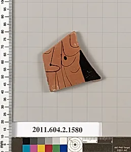 Terracotta fragment of a skyphos (deep drinking cup) by Unknown Artist