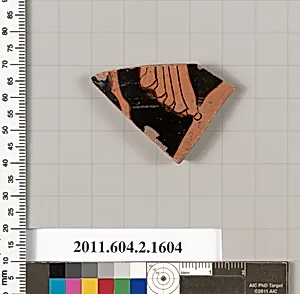 Terracotta fragment of a skyphos (deep drinking cup)