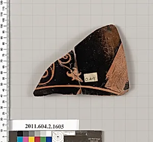 Terracotta fragment of a skyphos (deep drinking cup)