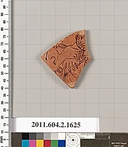 Terracotta fragment of a skyphos (deep drinking cup) by Unknown Artist