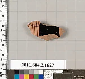Terracotta fragment of a skyphos (deep drinking cup) by Unknown Artist