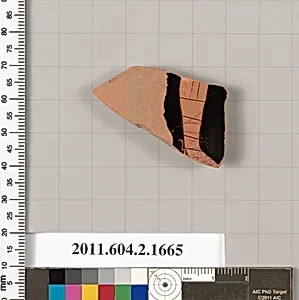 Terracotta fragment of a skyphos (deep drinking cup) by Unknown Artist