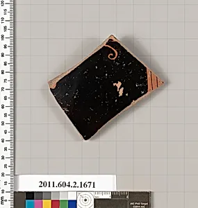 Terracotta fragment of a skyphos (deep drinking cup) by Unknown Artist