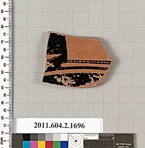 Terracotta fragment of a skyphos (deep drinking cup)