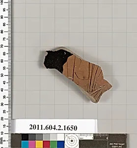 Terracotta fragment of a skyphos (deep drinking cup) by Unknown Artist