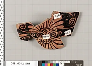 Terracotta fragment of a skyphos (deep drinking cup) by Unknown Artist